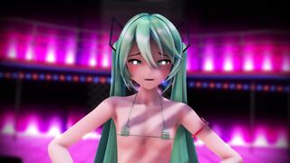 Hatsune Miku experiences anal sex for the first time and loves it MMD - By [KATSUOO] - 2 image