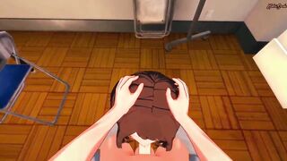 Cute anime girls sucking dick and swallowing cum in this blowjob hentai compilation. - 8 image