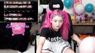 Cute Teen Reacts to Hentai Porn - Emma Fiore - 3 image