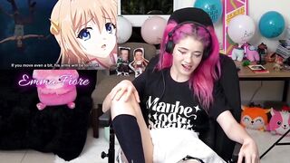 Cute Teen Reacts to Hentai Porn - Emma Fiore - 6 image