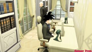 Servant Slaves Episode 1 Chichi Milk Beautiful Wife Hired by Her Husband's Boss Goku Sexually Husband Cuckold Netorare - 2 image