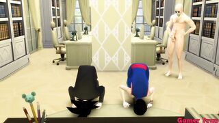 Servant Slaves Episode 1 Chichi Milk Beautiful Wife Hired by Her Husband's Boss Goku Sexually Husband Cuckold Netorare - 3 image