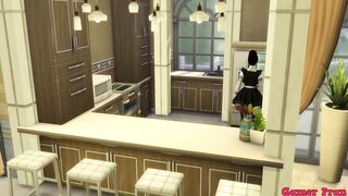 Servant Slaves Episode 1 Chichi Milk Beautiful Wife Hired by Her Husband's Boss Goku Sexually Husband Cuckold Netorare - 5 image