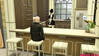 Servant Slaves Episode 1 Chichi Milk Beautiful Wife Hired by Her Husband's Boss Goku Sexually Husband Cuckold Netorare - 6 image