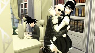 Servant Slaves Episode 1 Chichi Milk Beautiful Wife Hired by Her Husband's Boss Goku Sexually Husband Cuckold Netorare - 9 image