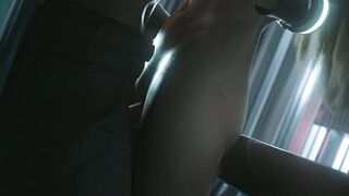 3D Compilation: Tifa Lockhart Threesome Blowjob Fucked Against Wall Final Fantasy Uncensored Hentai - 8 image