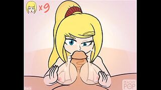 Super Smash Girls Titfuck - Zero Suit Samus by PeachyPop34 - 1 image