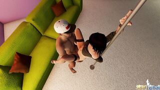 3DXChat - Stripper on Departure - 5 image