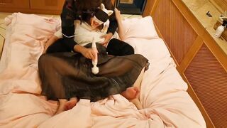 A Married Woman Who Is Made To Cum Continuously With A Toy After Cumming Many Times With Her Nipples - 7 image