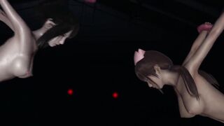 Tentacular fish monster penetrates two Japanese girls [Full Video] 9m - 3 image