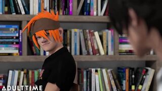 ADULT TIME Hentai Sex Professor Jerks Off And Fucks A Student To Prove A Point - 3 image