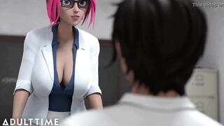 ADULT TIME Hentai Sex Professor Jerks Off And Fucks A Student To Prove A Point - 4 image
