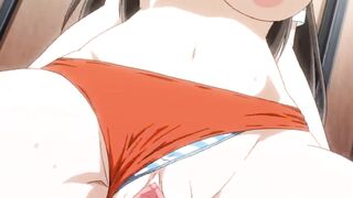 Anime Girl With Big Boobs Gets Fucked In College Toilet | Uncensored Hentai - 8 image