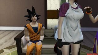 Videl Massages her Father-in-law Goku Fucked in front of his Cuckold Husband Dragon Ball Parody Hentai