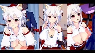 [Eroge Koikatsu! ] Touhou running boobs rubbed H! 3DCG Big Breasts Anime Video (Touhou Project) [Hentai Game Toho Momiji Inubashiri]