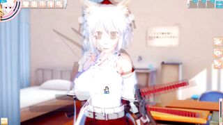 [Eroge Koikatsu! ] Touhou running boobs rubbed H! 3DCG Big Breasts Anime Video (Touhou Project) [Hentai Game Toho Momiji Inubashiri] - 2 image