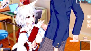 [Eroge Koikatsu! ] Touhou running boobs rubbed H! 3DCG Big Breasts Anime Video (Touhou Project) [Hentai Game Toho Momiji Inubashiri] - 4 image
