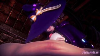 Genshin Impact Hentai 3D - Mona Boobjob and Fucked - Anime manga Japanese Cartoon Porn video - 5 image