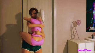 Two Horny Futa Babes Play With Her Dicks [ 3D Hentai SEX :X ]