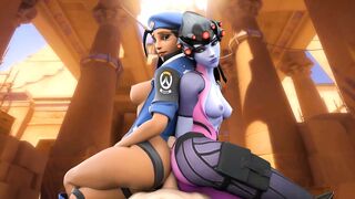 Ana Amari And Widowmaker Butt Rub - 1 image