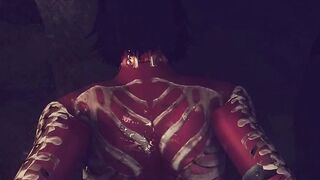 Cavewoman takes fat hard cock - 3 image