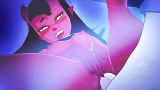 Hot Uncensored Hentai Anime Story - Witch-Girl sedused Guy for Sex - 10 image