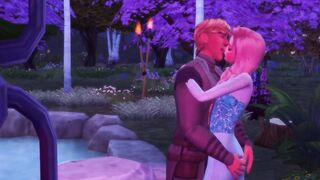 Frozen Betrayal 2 - Elsa And Kristoff Public Sex In The Wild - 3d Hentai - 3 image