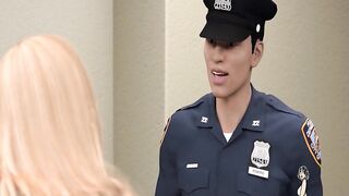 White hoe gets fucked deep and long by Corrections officer - 4 image