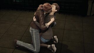 Resident Evil Lesbian Relationship Claire Redfield & Moira Burton - 2 image