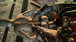 Shao Kahn and his submissive Concubine slave 3D Mortal Kombat 11 Animation - 6 image