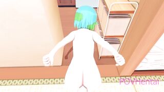 Earth-Chan missionary doggy - 10 image