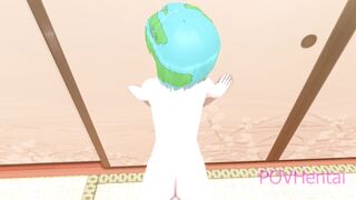 Earth-Chan missionary doggy - 3 image