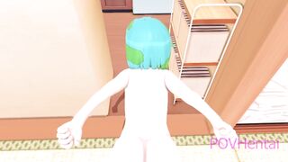 Earth-Chan missionary doggy - 8 image