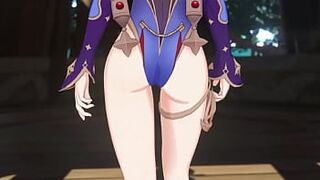 Mona caught and fucked by Hilichurls (Uncensored Hentai) - 1 image