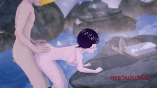 Boku No Hero Hentai - Denki Fucks Jiro in a HotSpring - My Hero Academia Porn Video 3D - 6 image