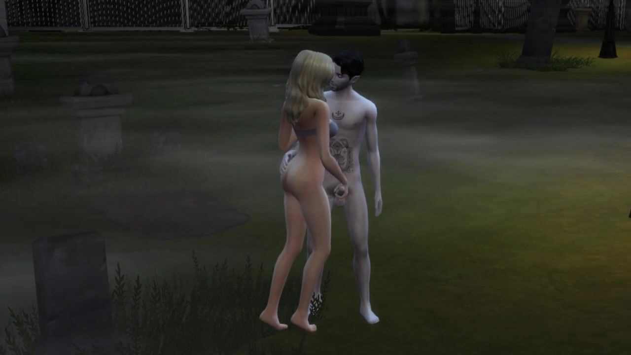 1280px x 720px - Sims 4 Porn Hot Blonde Babe Fucks Vampire Guy In Graveyard watch online