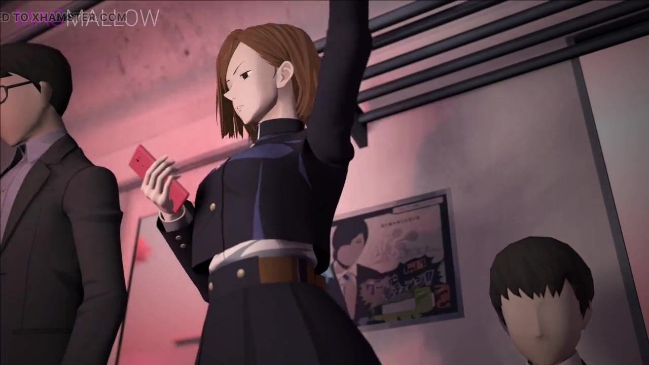 Nobara kugisaki on train 2