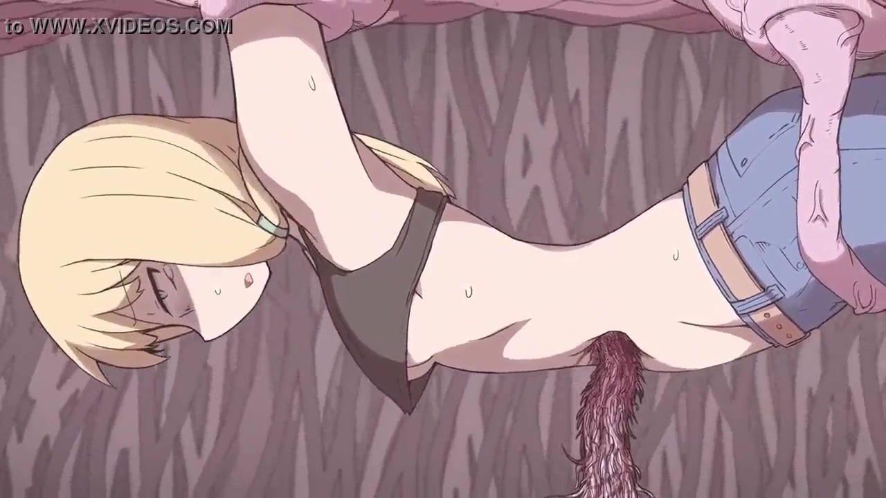 Navel penetration anime